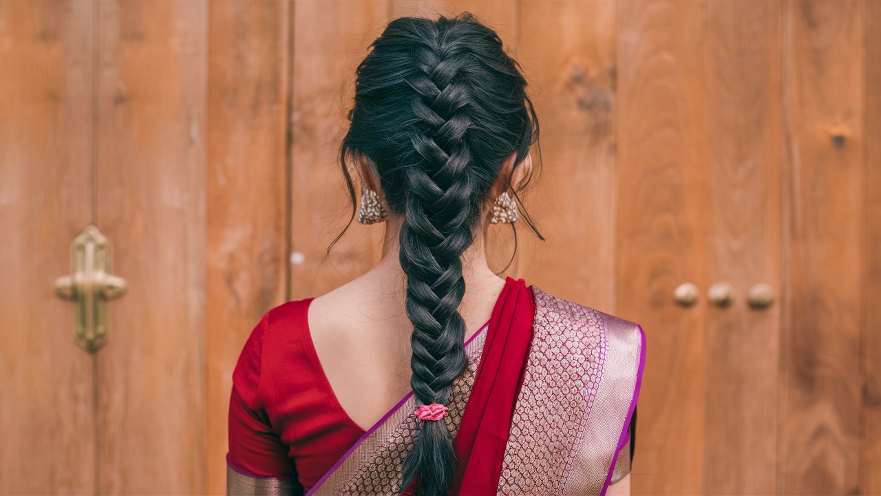 Saree Hairstyles for Young Girls Cute Updos and Braids Shreekama