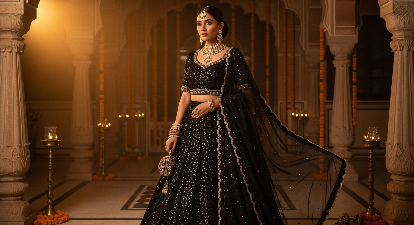 Can You Wear Black to an Indian Wedding? Styling Tips to Break Taboos Shreekama Can You Wear Black to an Indian Wedding? Styling Tips to Break Taboos Shreekama