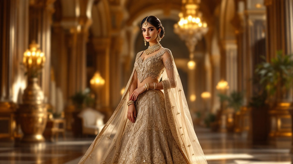 DIY Semi-Stitched Lehenga Embellishments and Alterations