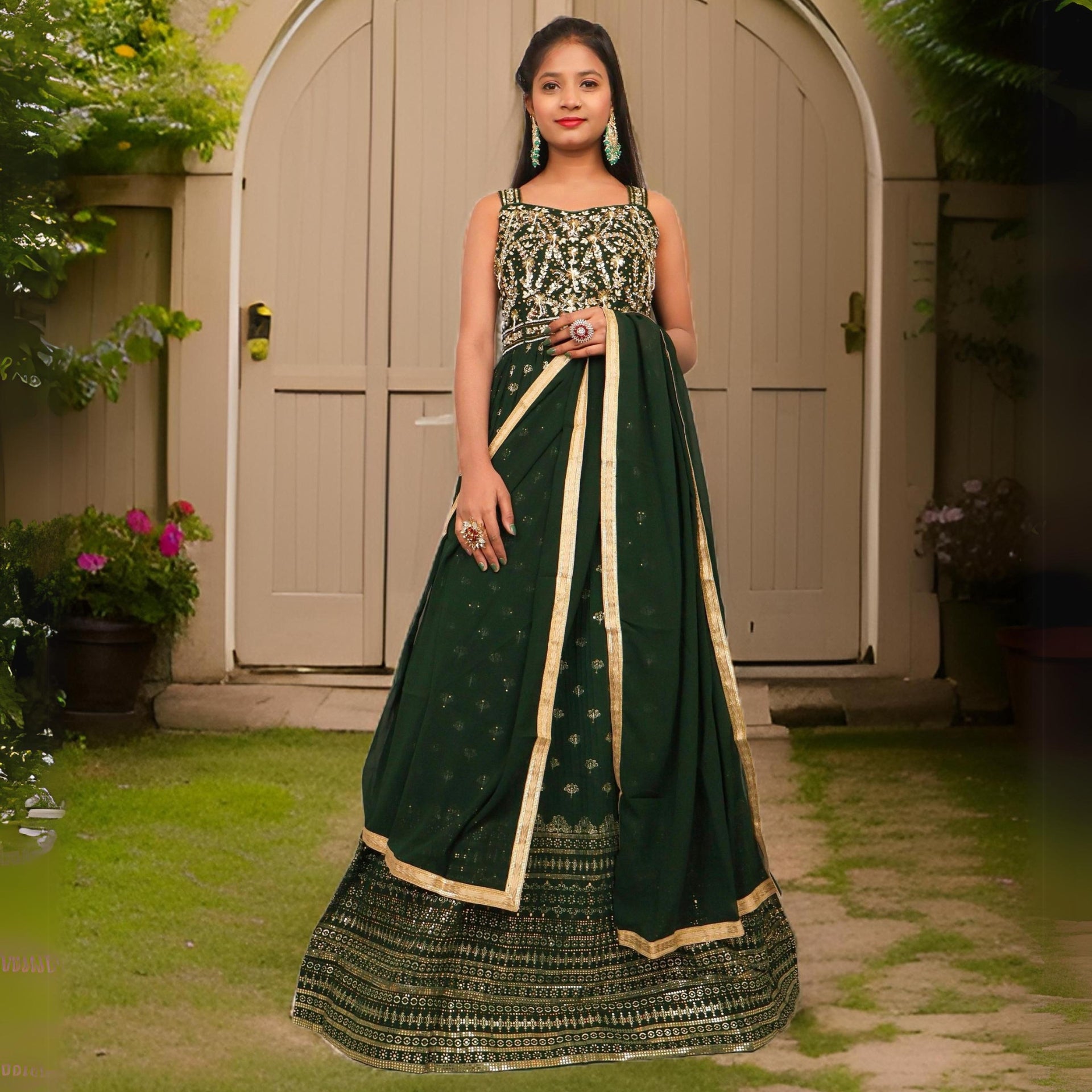 Shreekama Georgette Gown