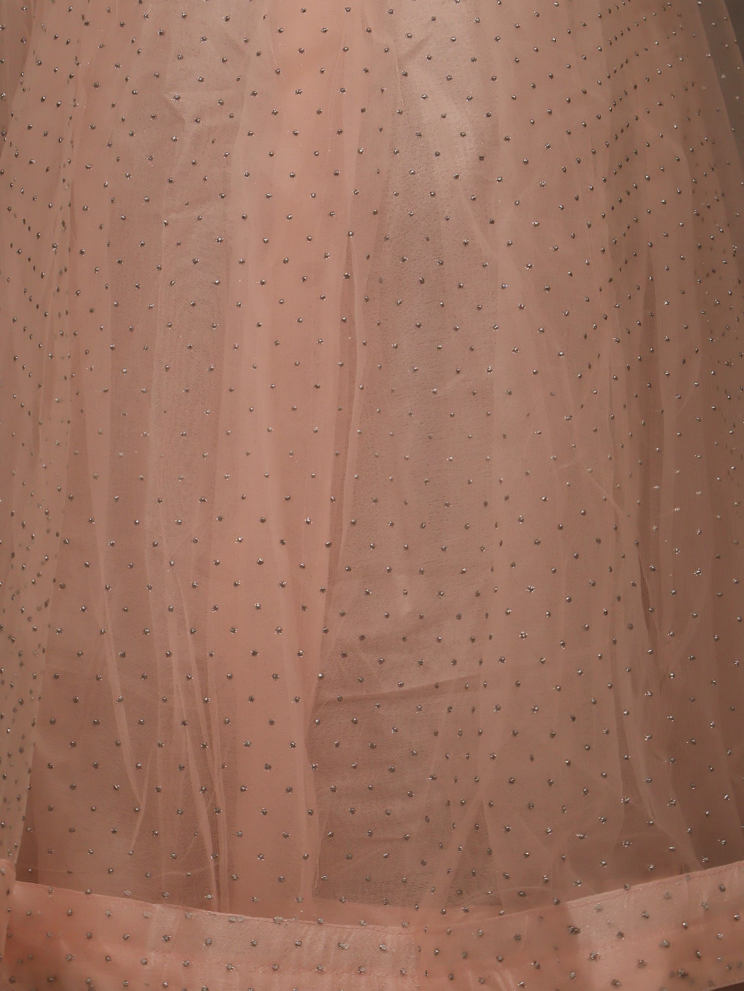 Peach Lehenga Choli Set with Stones & Thread Work by Shreekama Peach Designer Lehenga for Party Festival Wedding Occasion in Noida