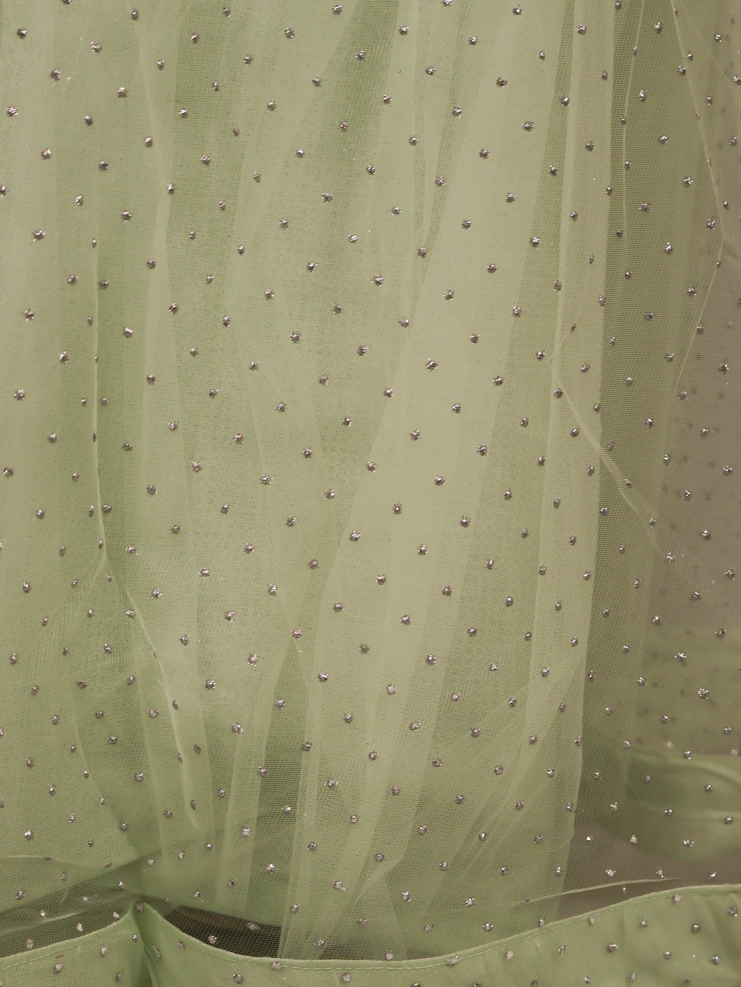 Pista Green Lehenga Choli Set with Stones & Thread Work by Shreekama Pista Green Designer Lehenga for Party Festival Wedding Occasion in Noida