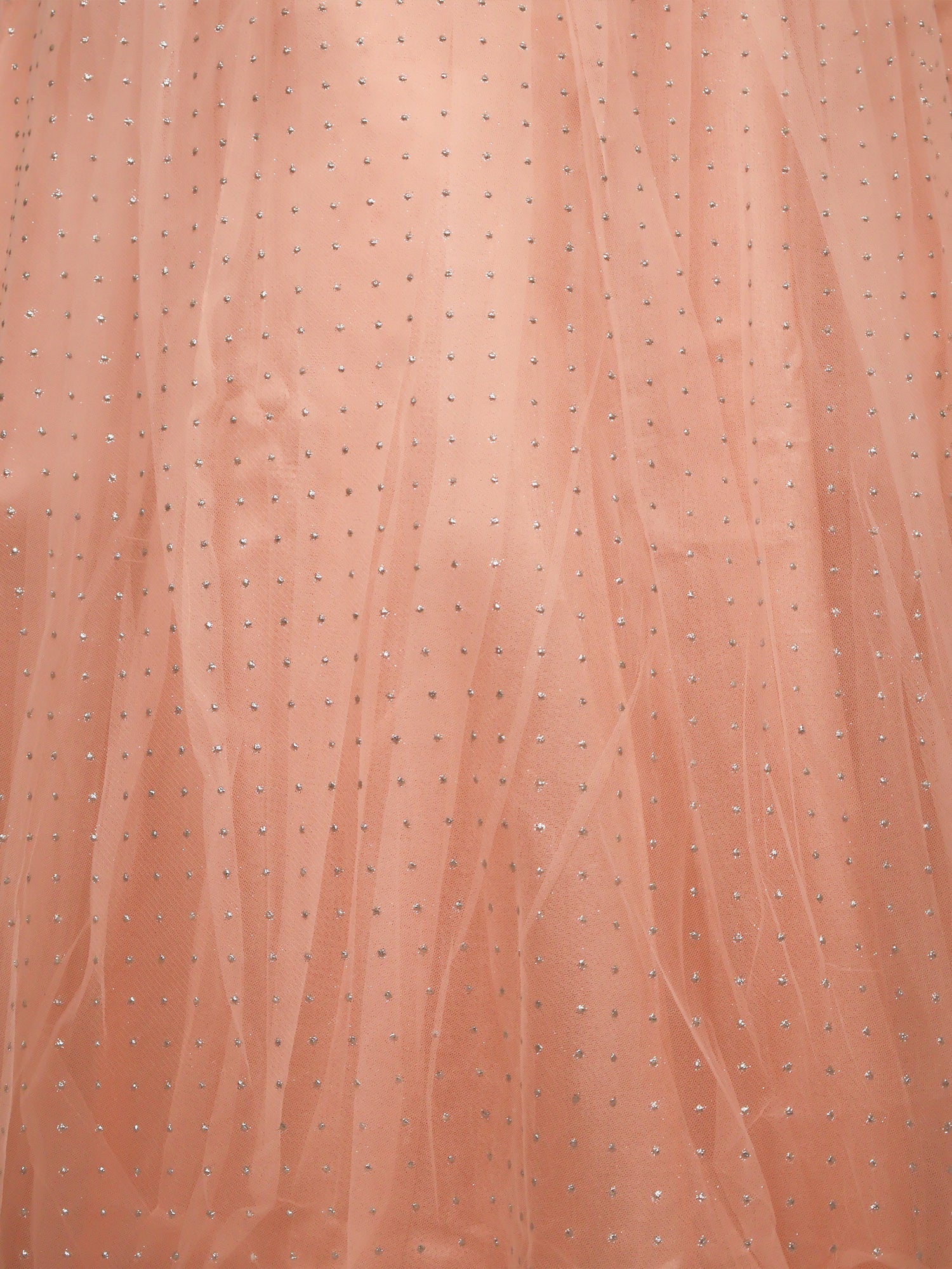 Lehenga Choli Set with Golden Mirror Stone & Pearl Work by Shreekama Peach Designer Lehenga for Party Festival Wedding Occasion in Noida