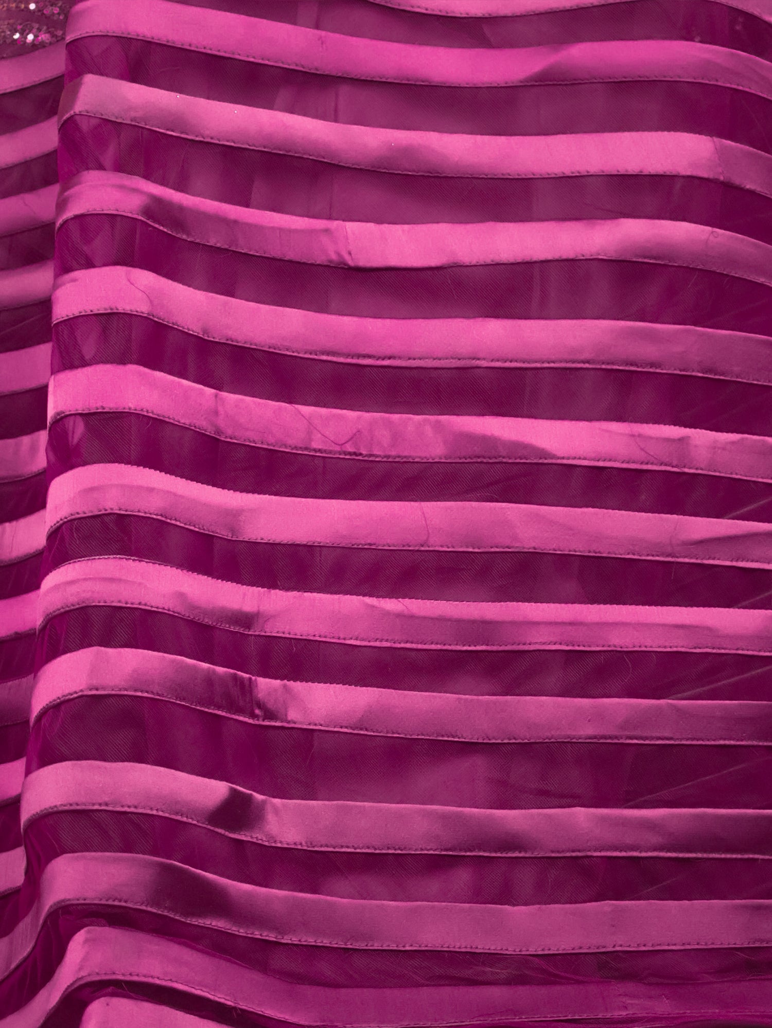 Gown with heavy Rose Gold & Gold Sequin Work Dark Purple Designer Gowns for Party Festival Wedding Occasion in Noida