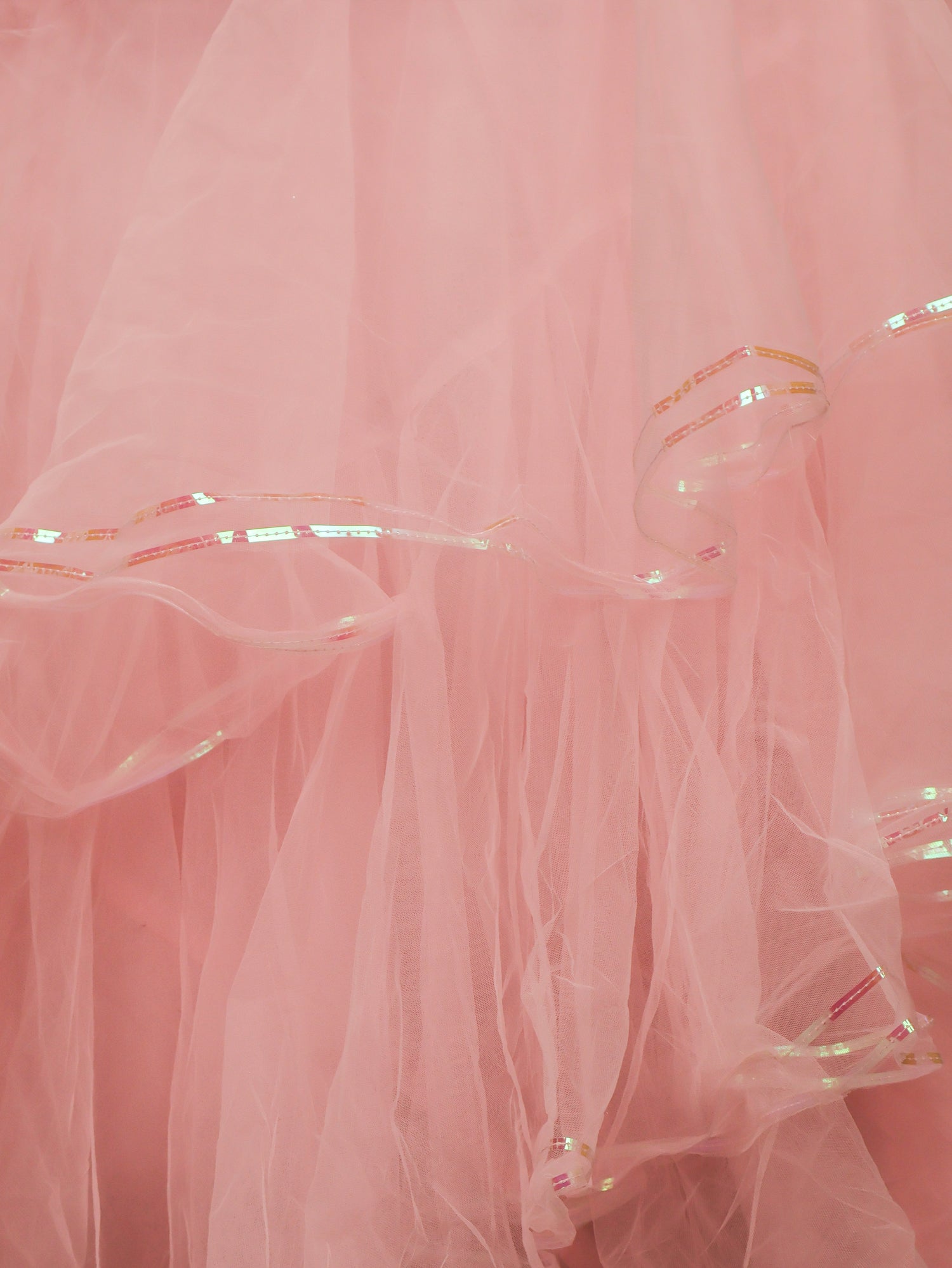 Gown with Beads & Sequin by Shreekama Pink Designer Gowns for Party Festival Wedding Occasion in Noida