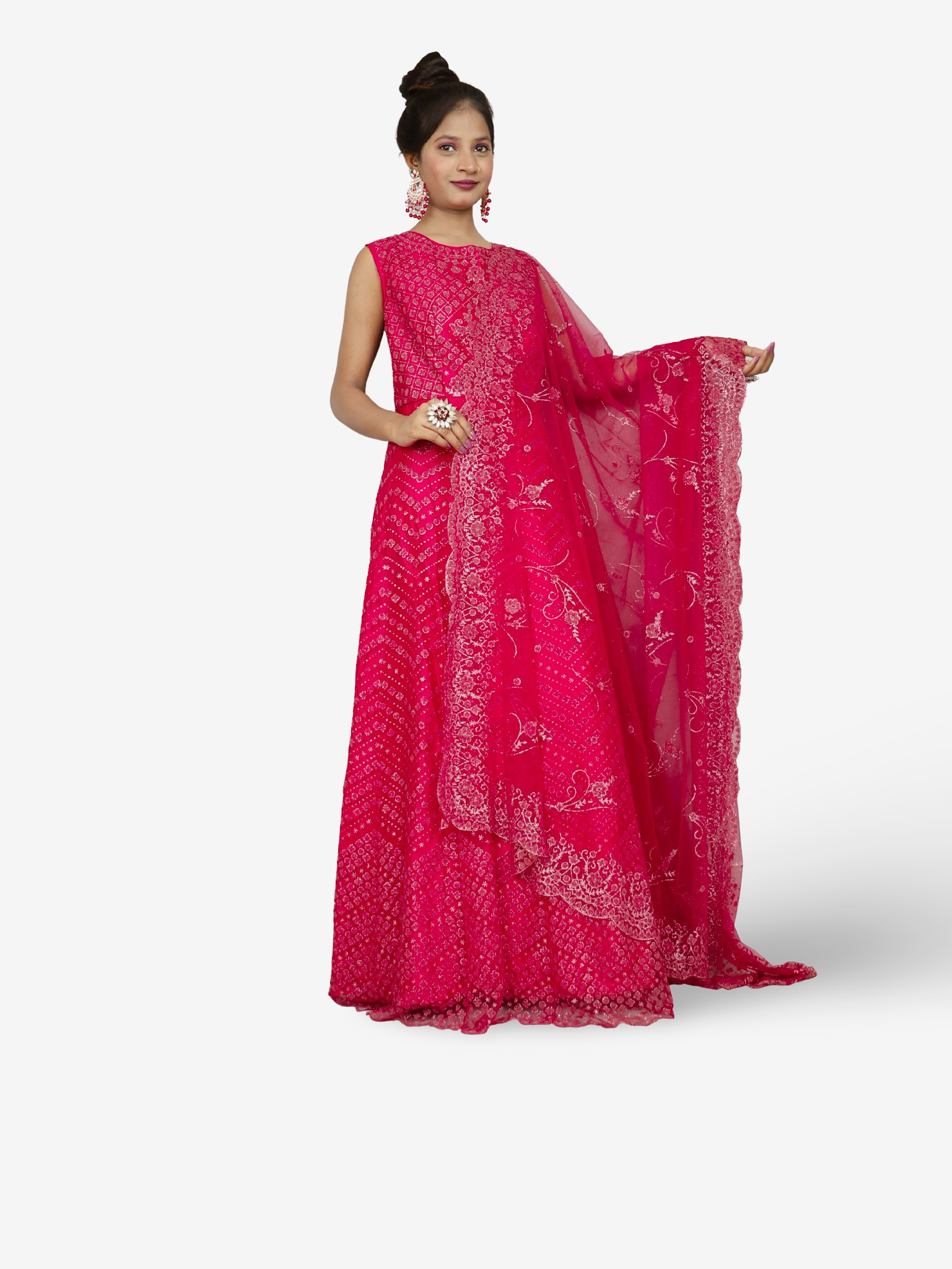 Shimmery and Shiny Beautiful Gown by Shreekama main image 0