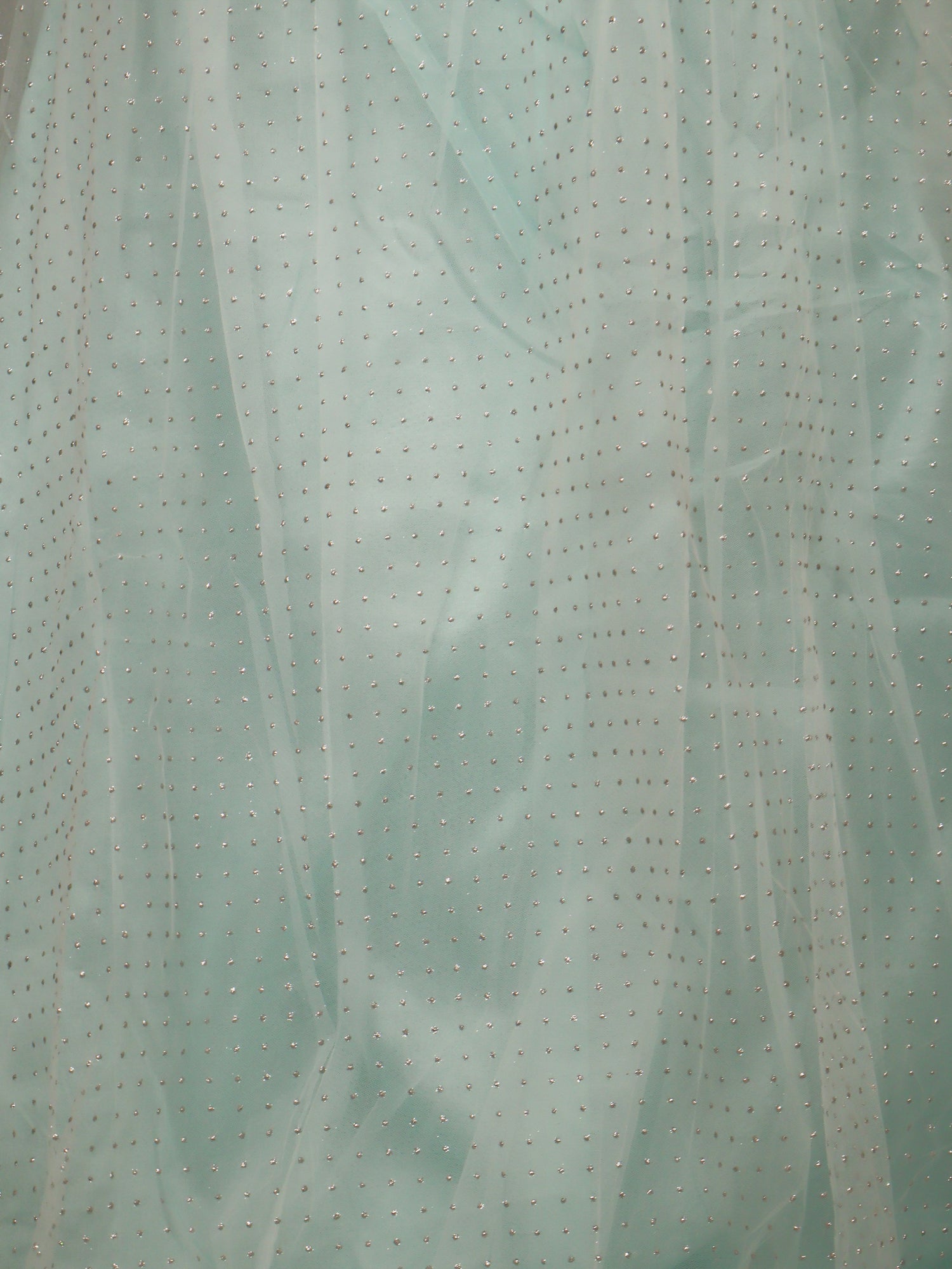 Gown with Embroidery & Glitter Work by Shreekama Sky Blue Designer Gowns for Party Festival Wedding Occasion in Noida