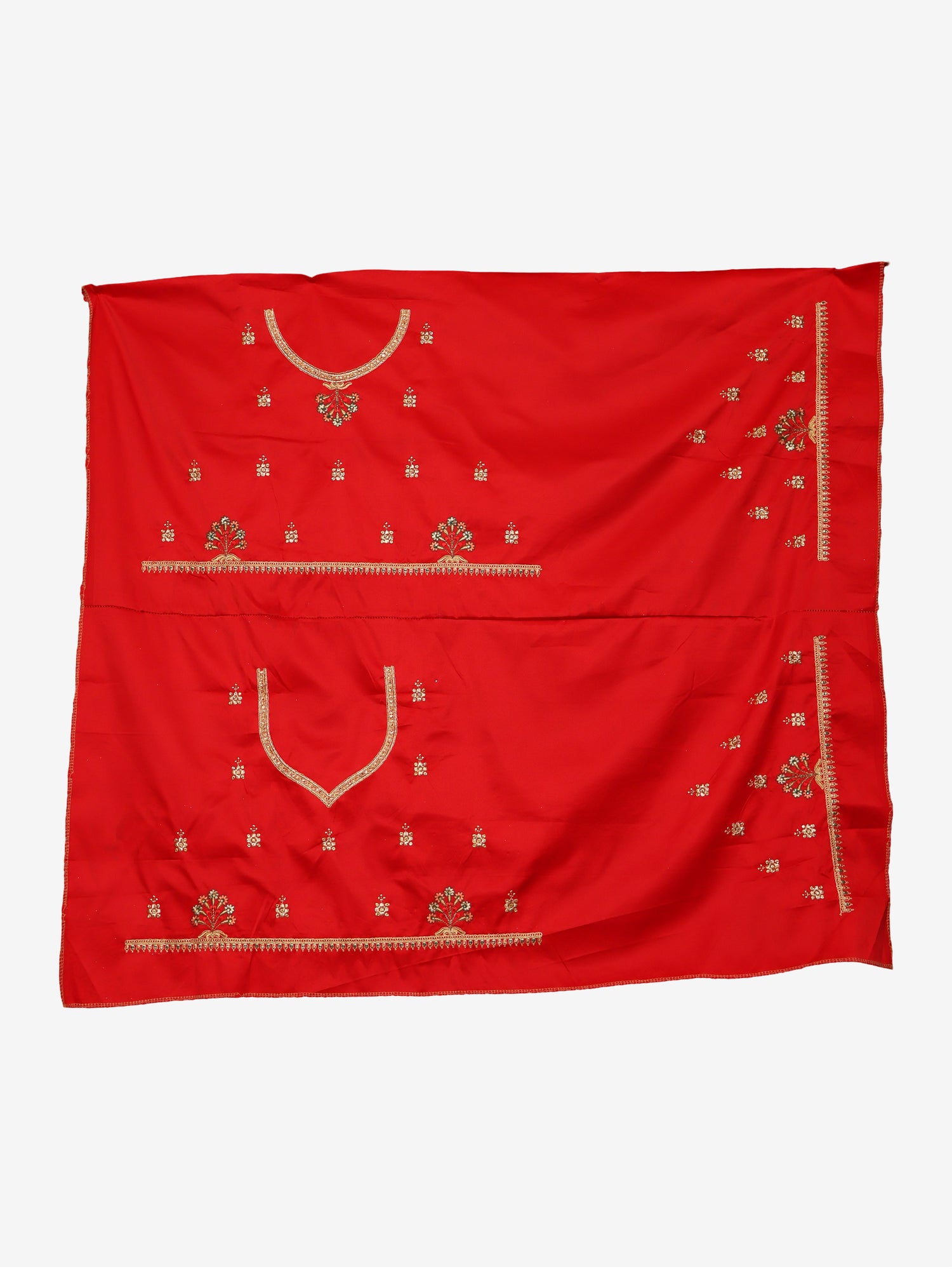 Designer Saree with Kundan & Embroidery Work by Shreekama Dark Green Designer Sarees for Party Festival Wedding Occasion in Noida