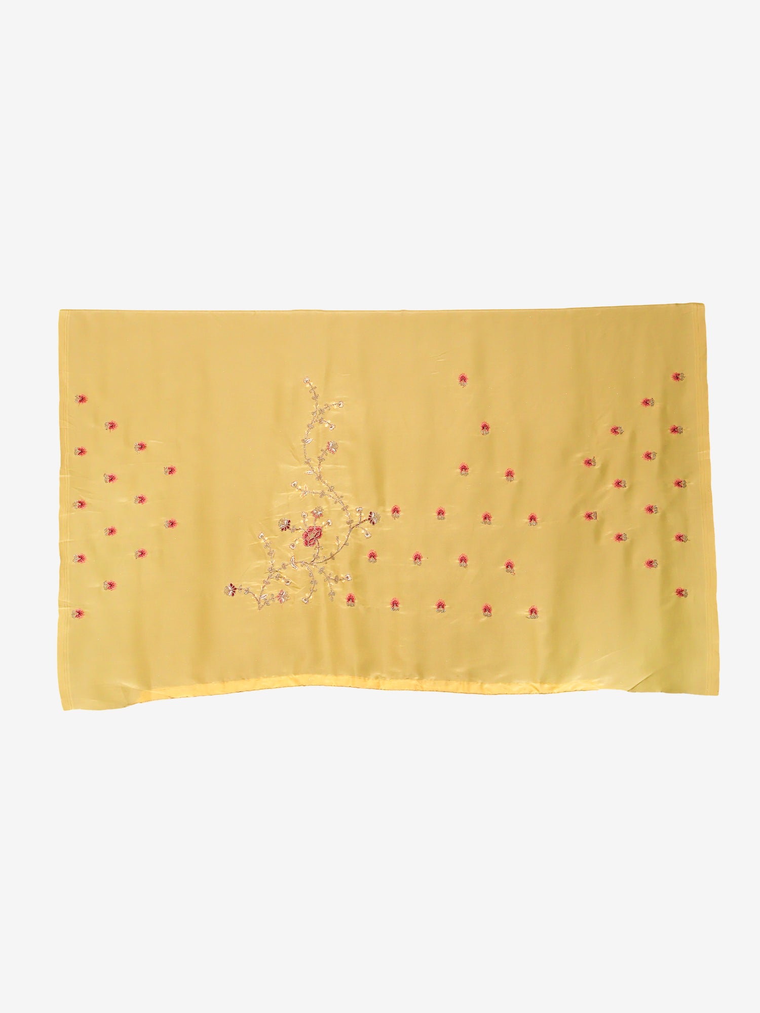 Designer Saree with Sequin & Embroidery Work by Shreekama Lemon Yellow Designer Sarees for Party Festival Wedding Occasion in Noida