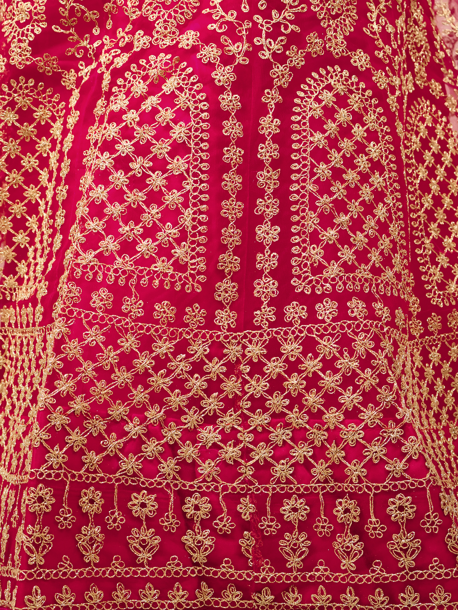 Semi-Stitched Lehenga with Soft Net Fabric & Zari Thread Work by Shreekama Rani Color Semi-Stitched Lehenga for Party Festival Wedding Occasion in Noida