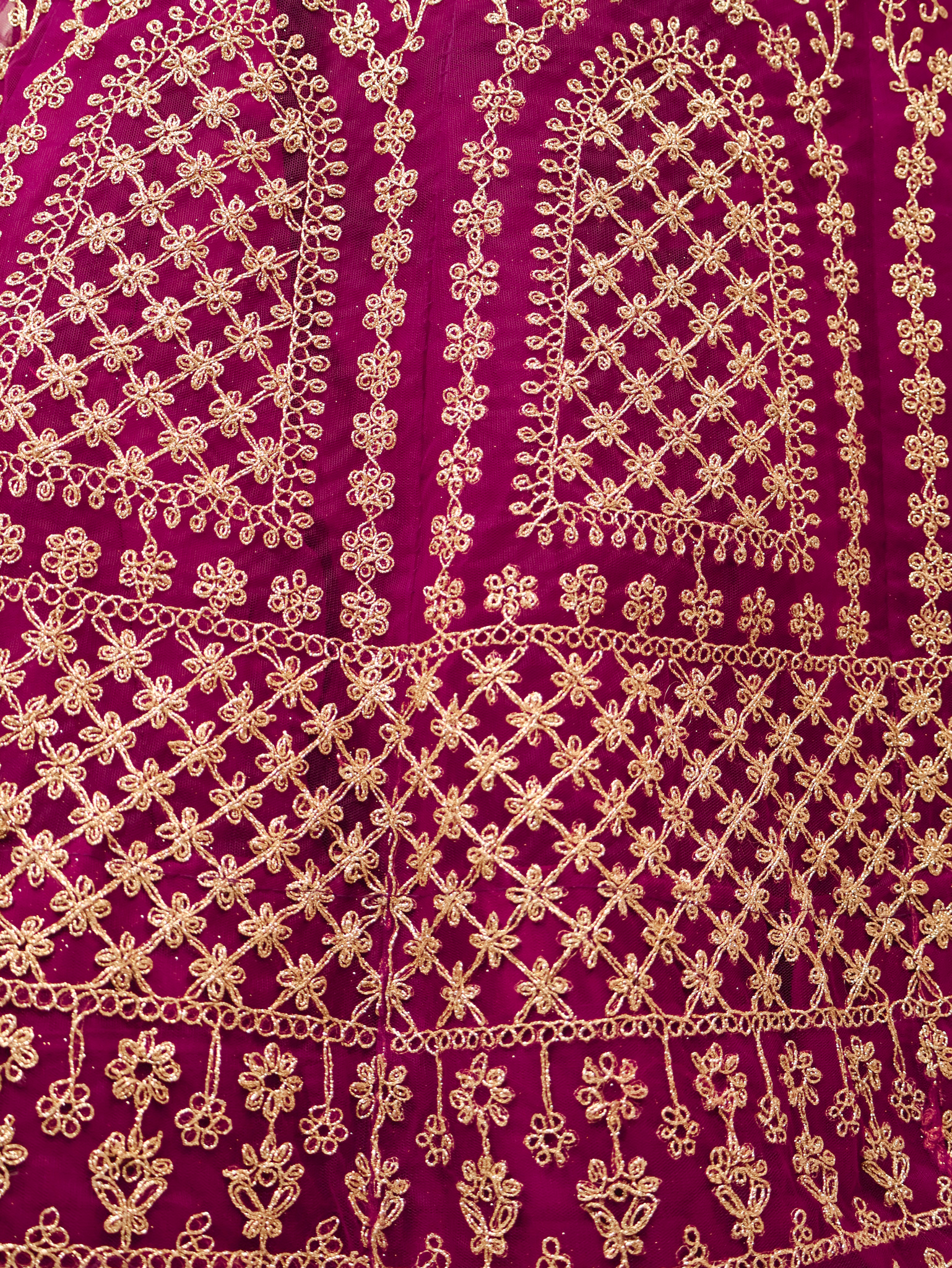 Semi-Stitched Lehenga with Soft Net Fabric & Zari Thread Work by Shreekama Wine Semi-Stitched Lehenga for Party Festival Wedding Occasion in Noida