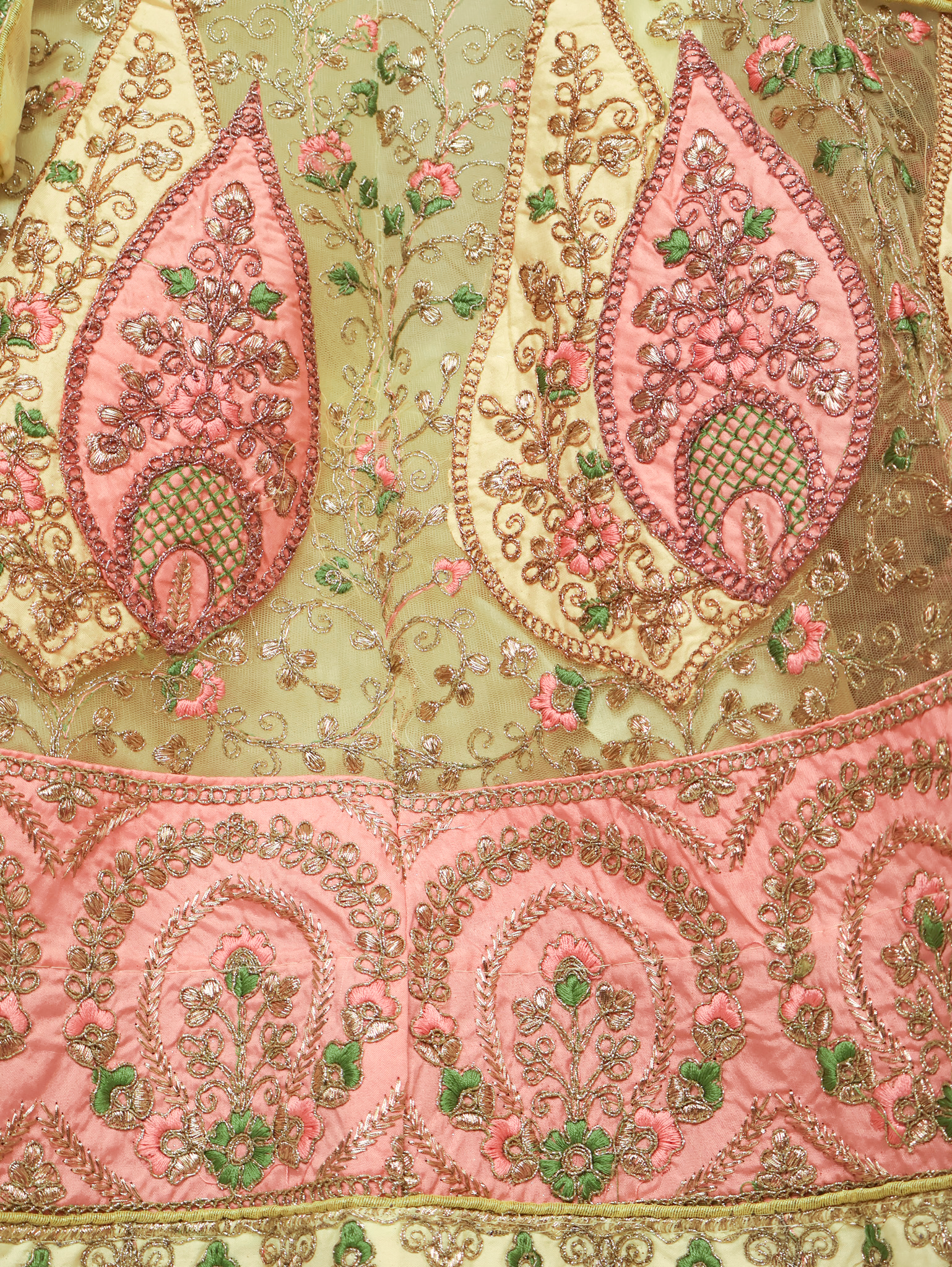 Semi-Stitched Lehenga with Soft Net Fabric & Zari Thread Work by Shreekama Lemon Yellow Semi-Stitched Lehenga for Party Festival Wedding Occasion in Noida