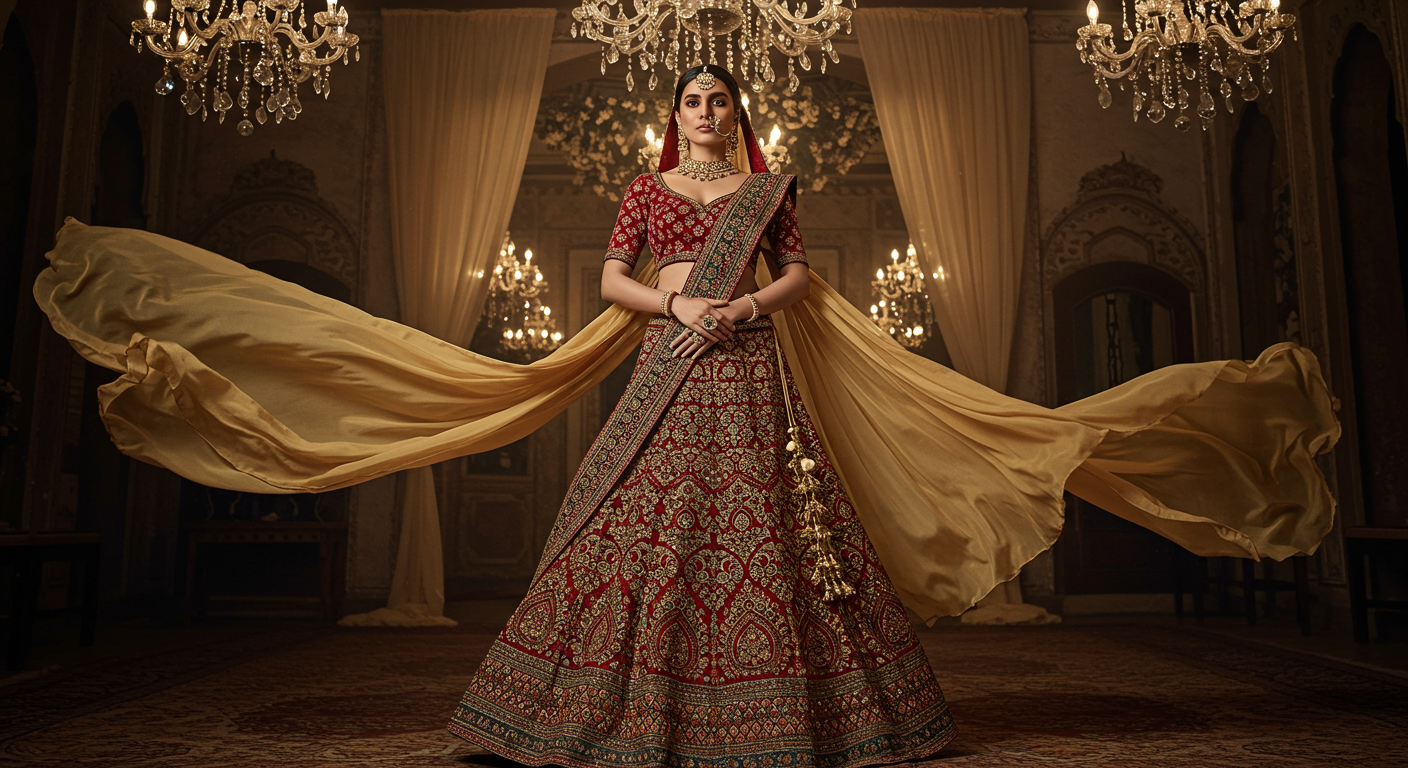 How-to-Pick-the-Best-Wedding-Lehenga-for-Women-Based-on-Skin-Tone
