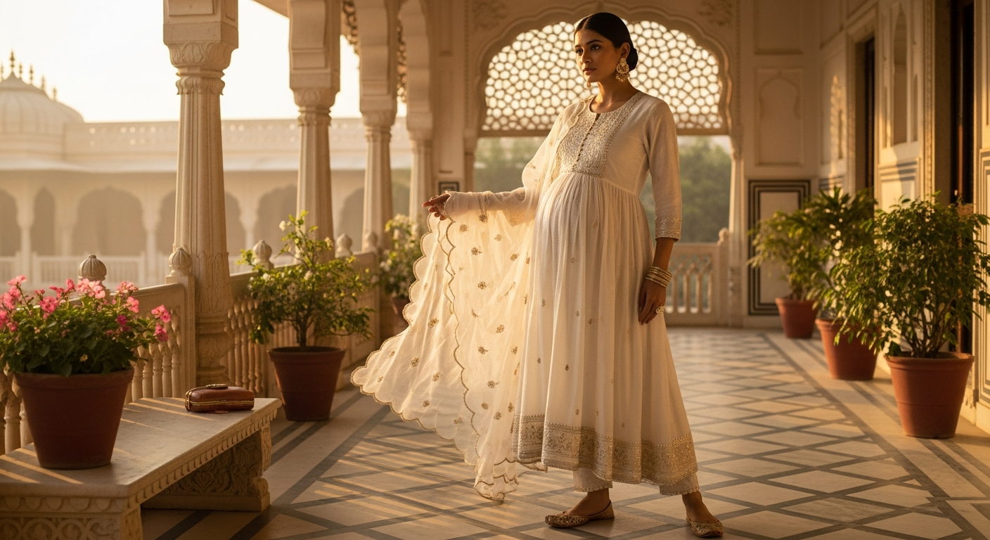 Maternity-Ethnic-Wearnull-Comfortable-Anarkalis-and-Kurtas-for-Moms-to-Be