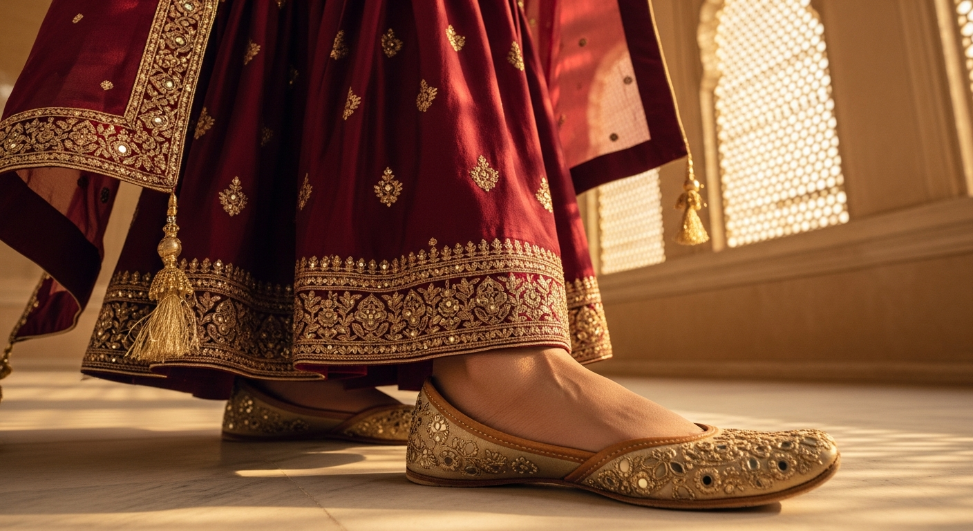 Footwear-for-Shararasnull-Why-Juttis-are-the-Perfect-Match