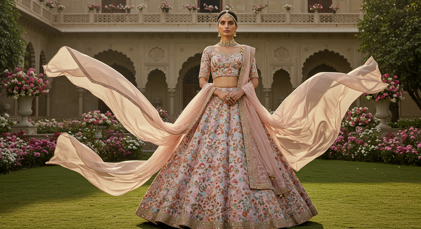 Floral-Lehenga-Choli-Designs-That-Are-Perfect-for-Day-Weddings