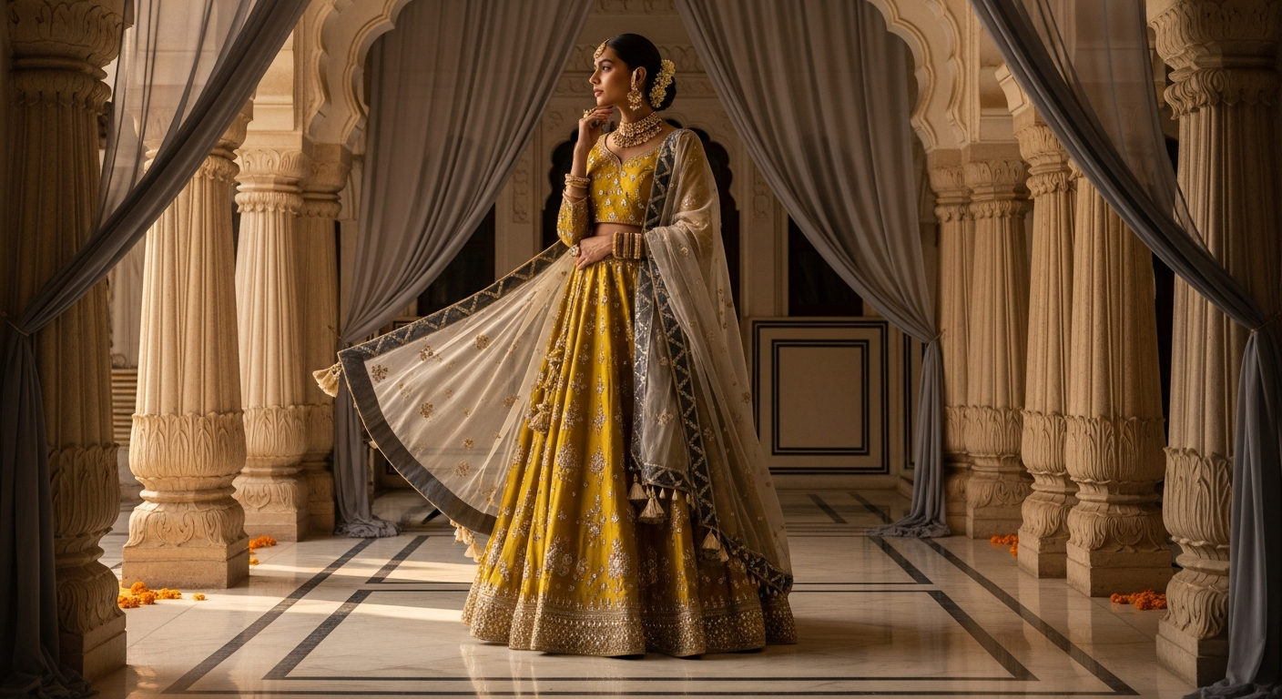 Mustard-and-Greynull-Unique-Color-Combos-for-Haldi-Ceremonies