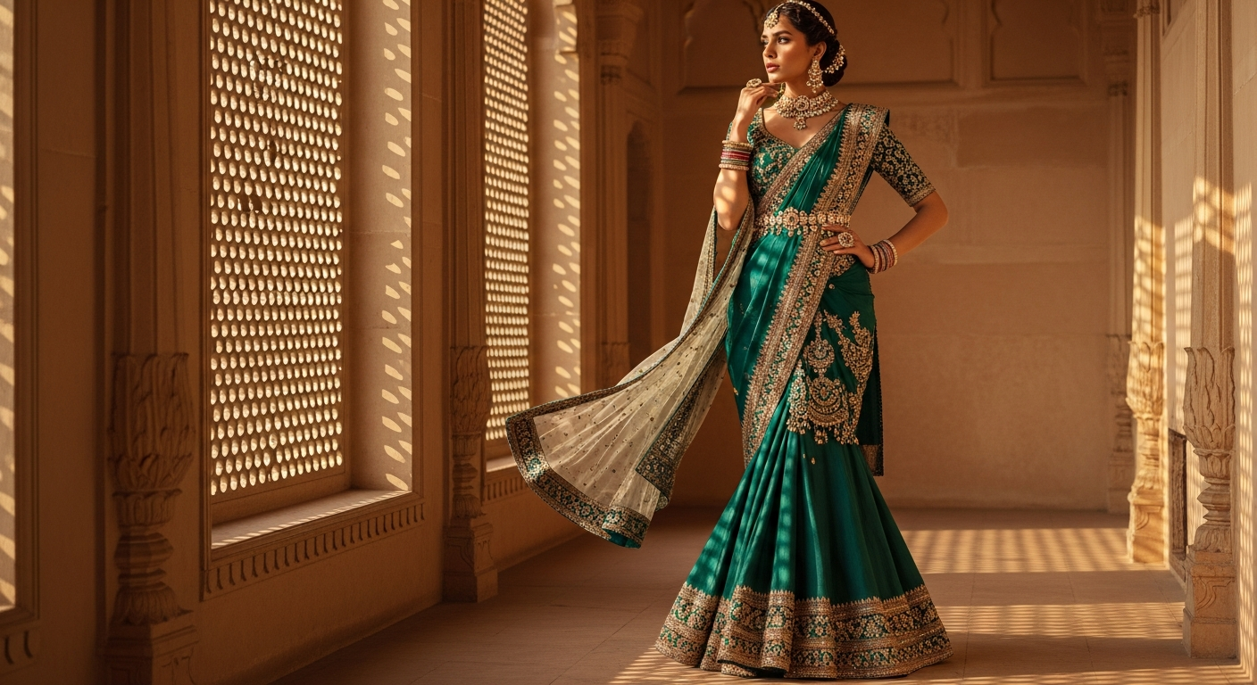 Mermaid-Saree-Drapenull-How-to-Get-the-Hourglass-Look