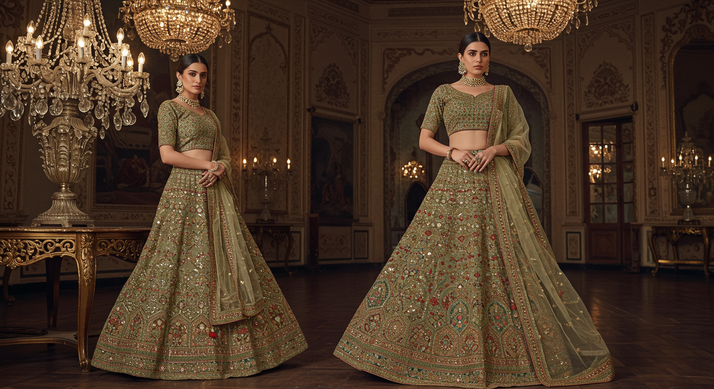 How-to-Style-Your-Party-Wear-Lehenga-for-a-Glamorous-Look
