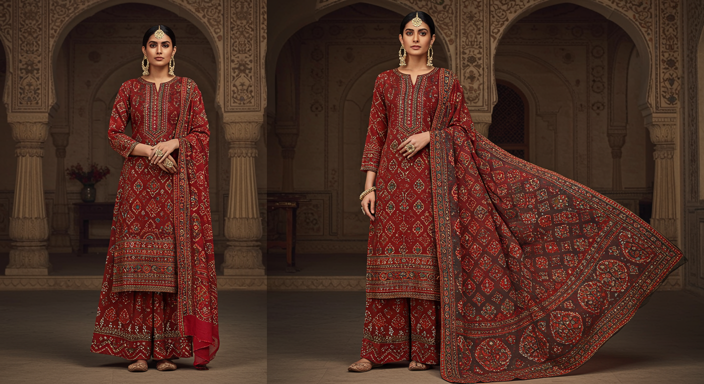 The-Cultural-Significance-of-Bandhani-Suit-Sets-Across-India