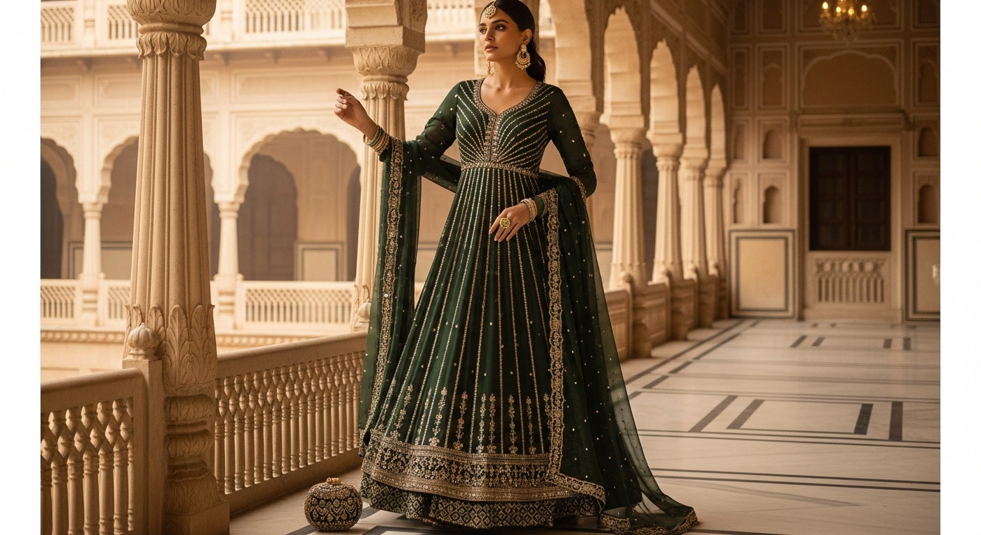 Styling-Tips-for-Apple-Shaped-Bodiesnull-Empire-Waist-Anarkalis