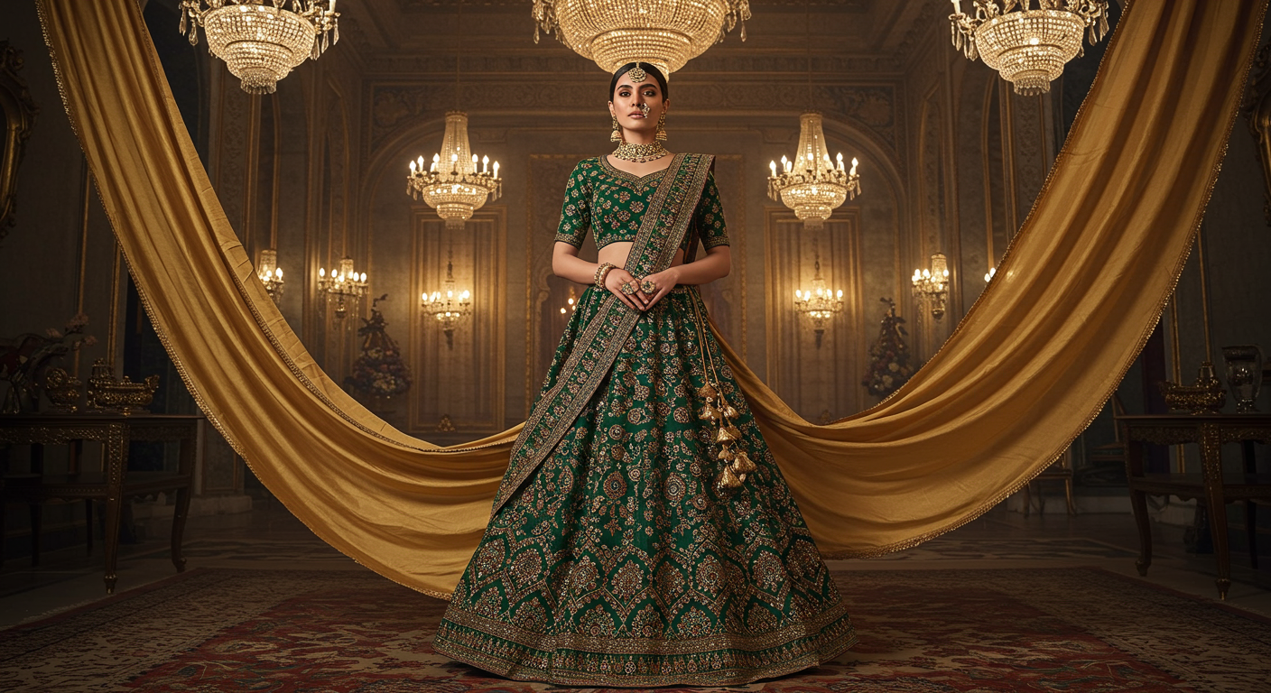 How-to-Style-a-Party-Wear-Lehenga-for-a-Glamorous-Look
