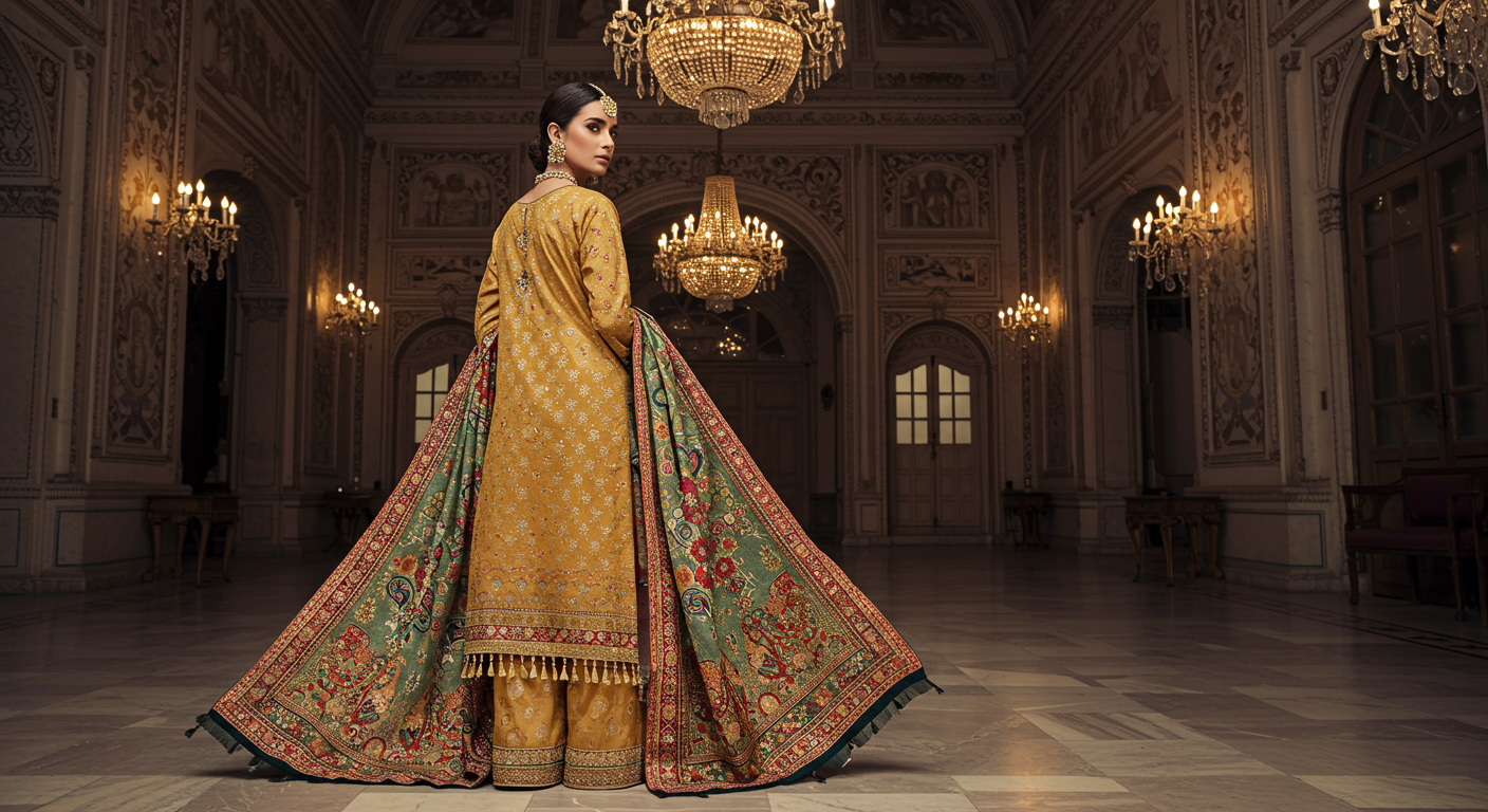 How-to-Style-Kurta-Suit-Sets-with-Dupattas-for-a-Traditional-Look