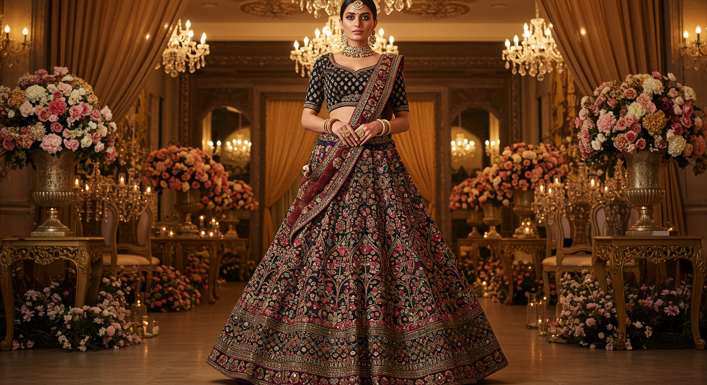 Best-Accessories-to-Complement-Your-Party-Wear-Lehenga