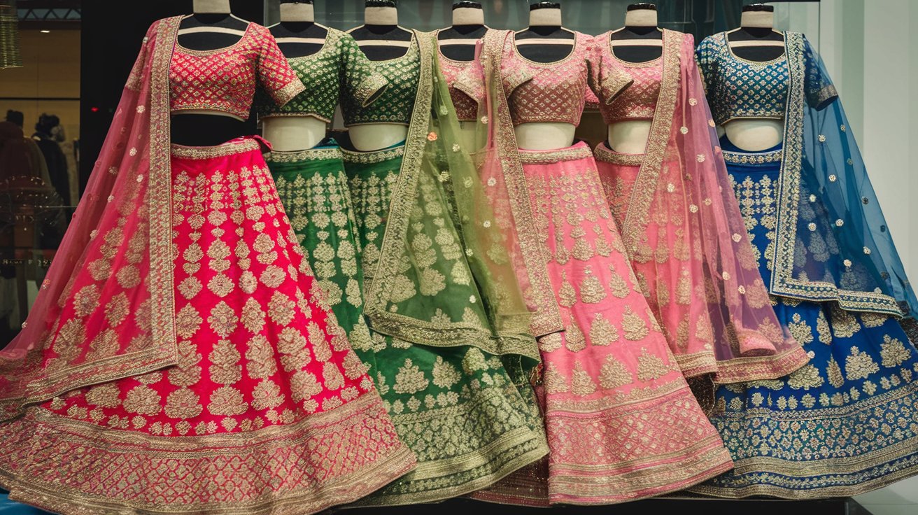 Semi-Stitched Lehengas for Different Wedding Functions