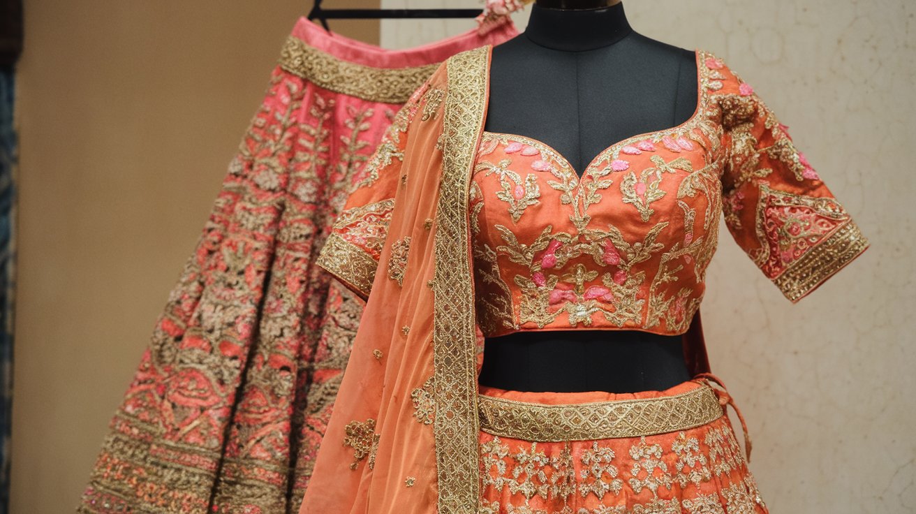 Semi-Stitched Lehengas: A Perfect Blend of Convenience and Style
