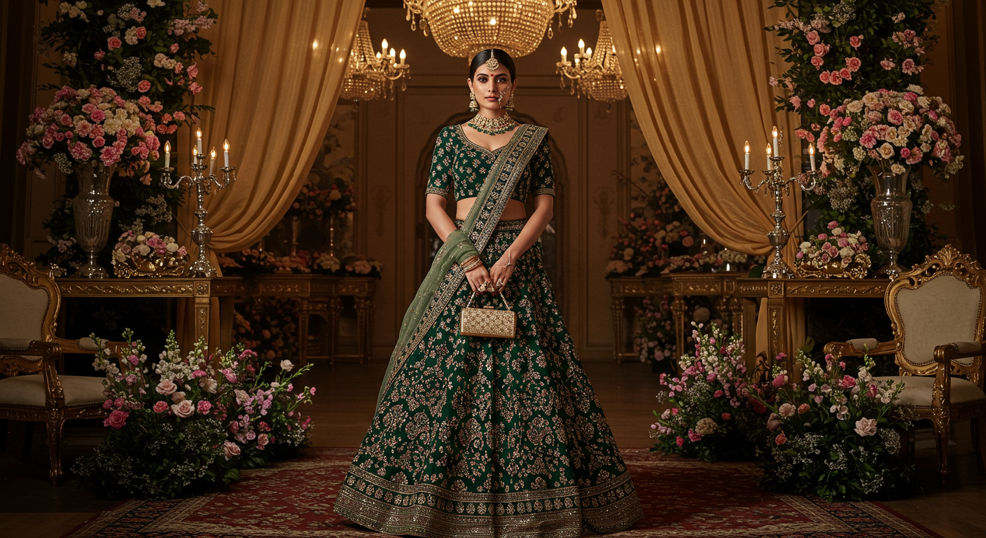 Bridesmaid-Lehenganull-How-to-Coordinate-with-the-Bride's-Outfit