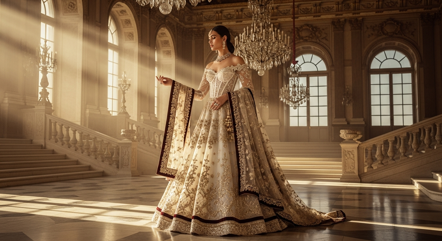 Cross-Cultural-Weddingsnull-Lehengas-that-Blend-Western-and-Indian-Traditions
