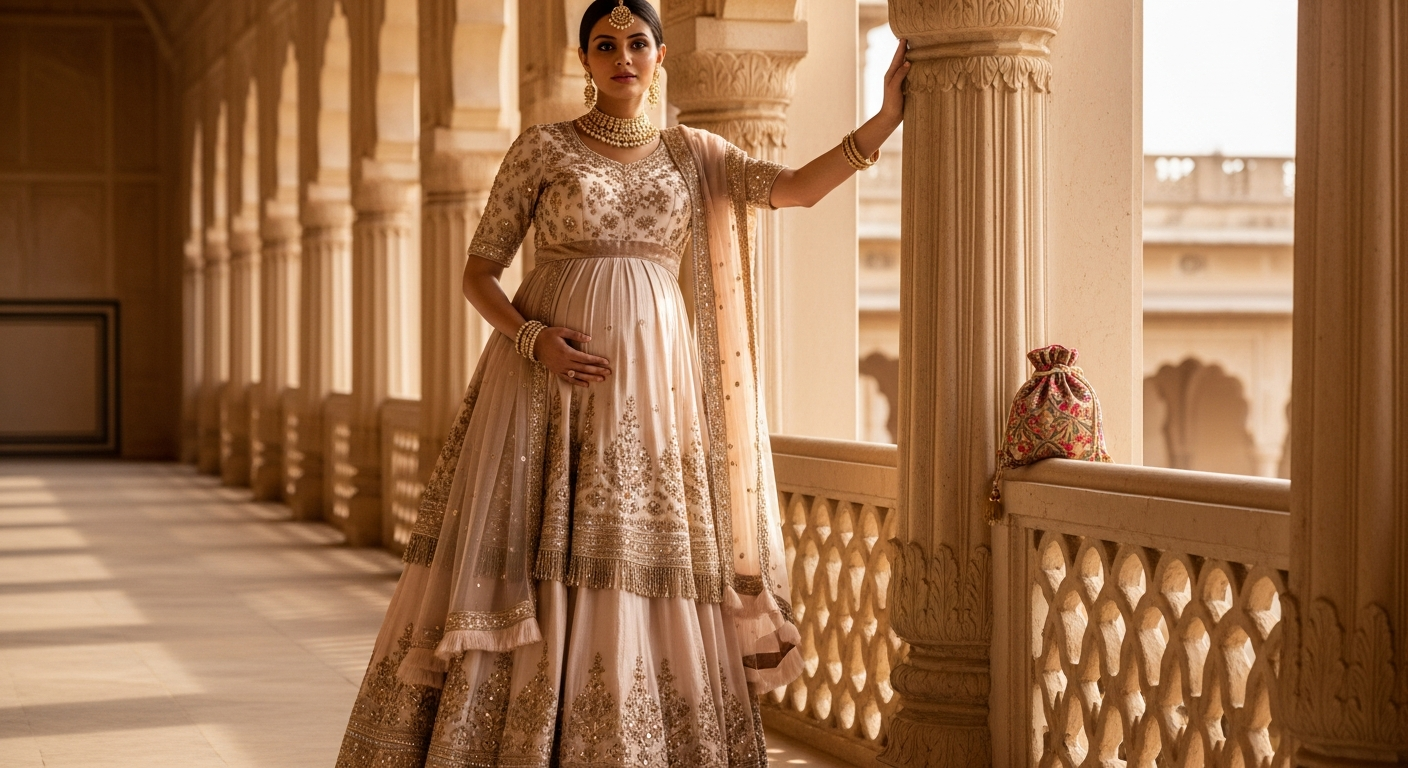 Maternity-Lehengasnull-Comfort-Meets-Style-for-the-Mom-to-Be