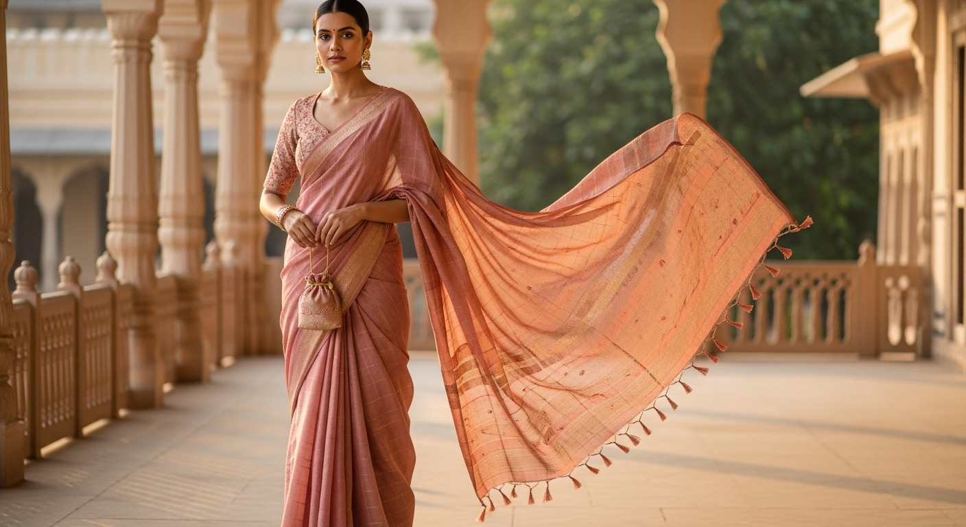 Kota-Doria-Sareesnull-The-Lightweight-Choice-for-Humid-Weather