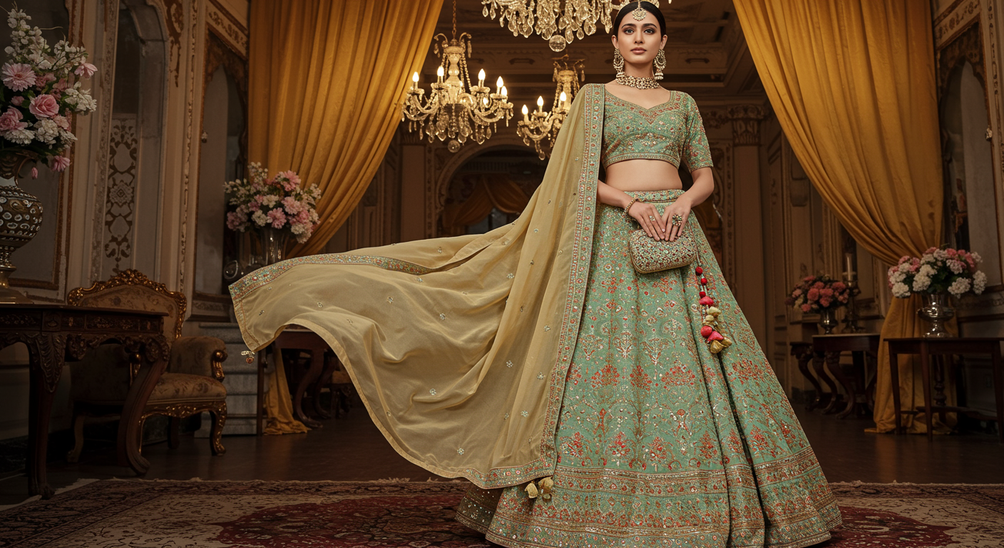 Lightweight-Party-Wear-Lehengas-for-Women-Who-Love-Comfort-and-Style