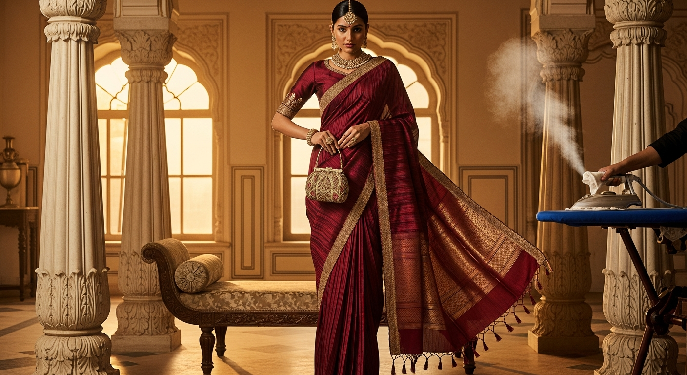 Ironing-Pleated-Sareesnull-How-to-Maintain-the-Sharp-Folds