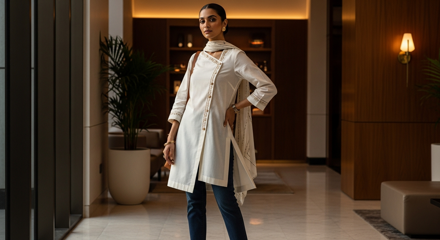 Tunic-Tops-for-Jeansnull-The-Perfect-Indo-Western-Office-Look