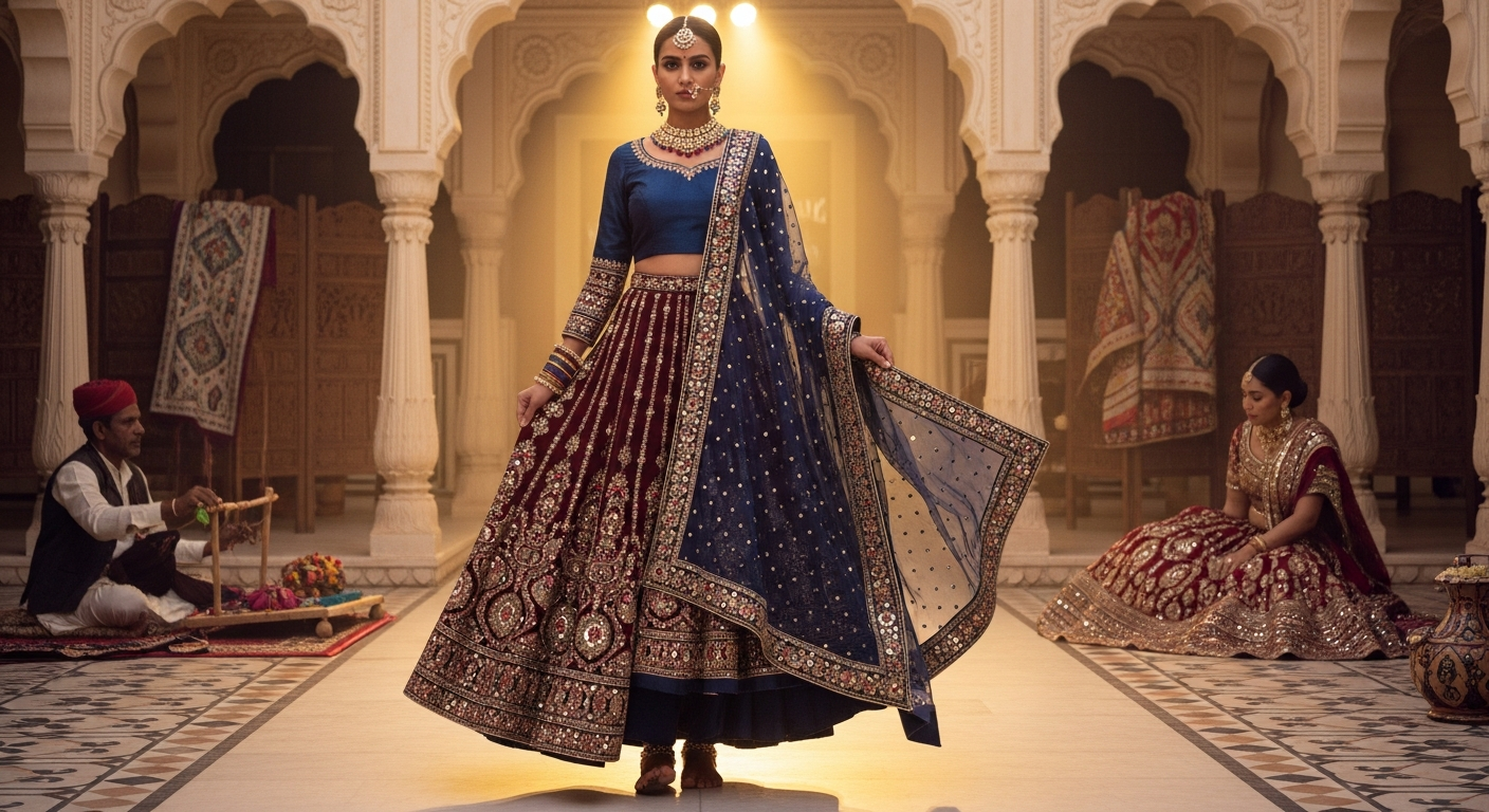 The-Evolution-of-the-Ghagra-Cholinull-From-Village-Attire-to-Runway-Fashion