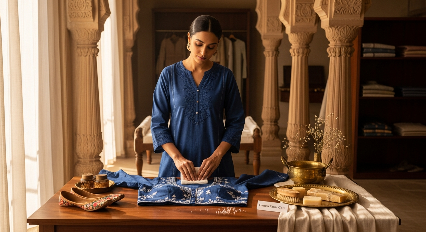 Removing-Sweat-Stains-from-Blouses-and-Kurtas-Without-Fading-Color