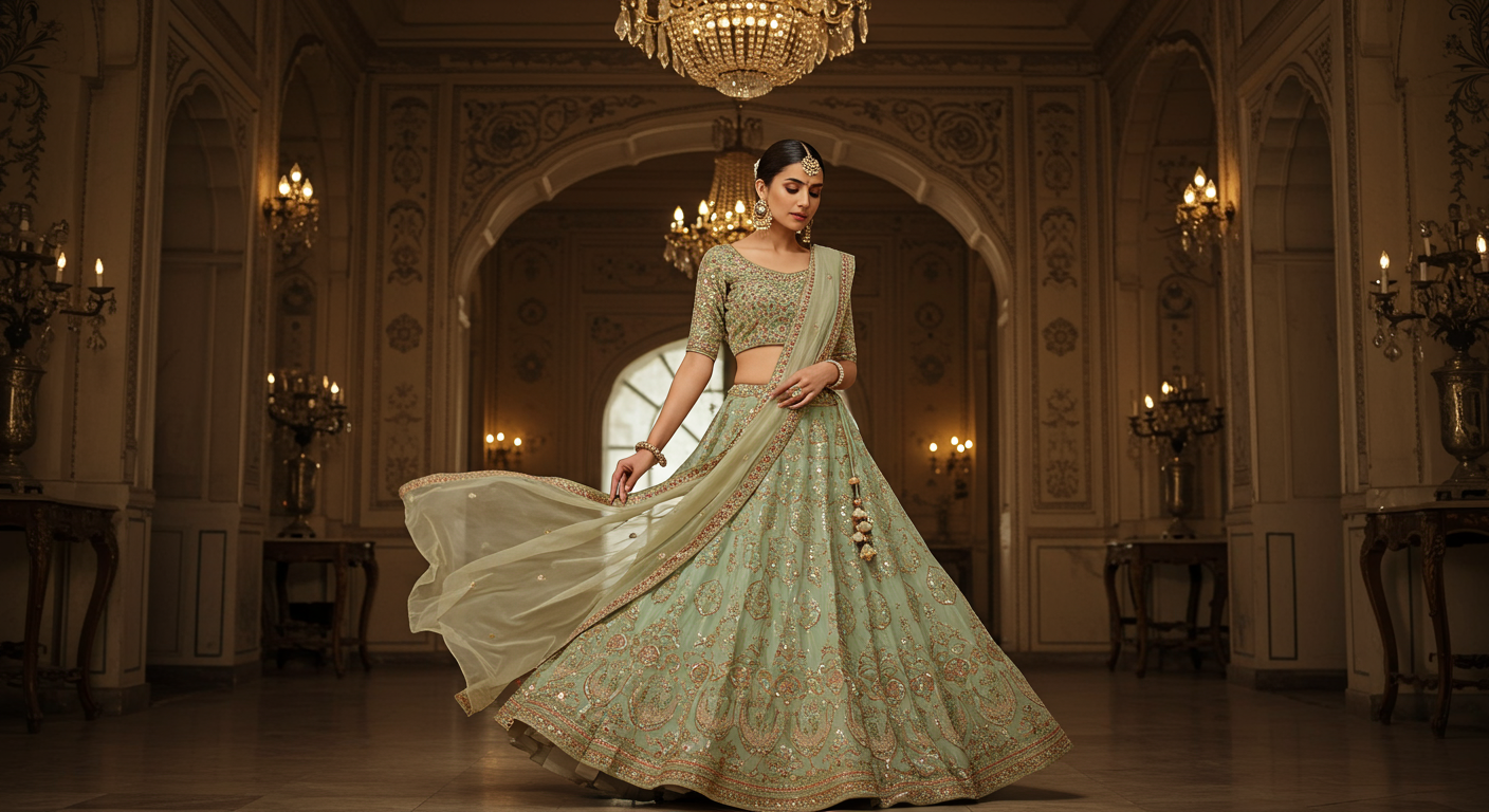 Best-Lightweight-Lehenga-Dresses-for-Summer-Weddings