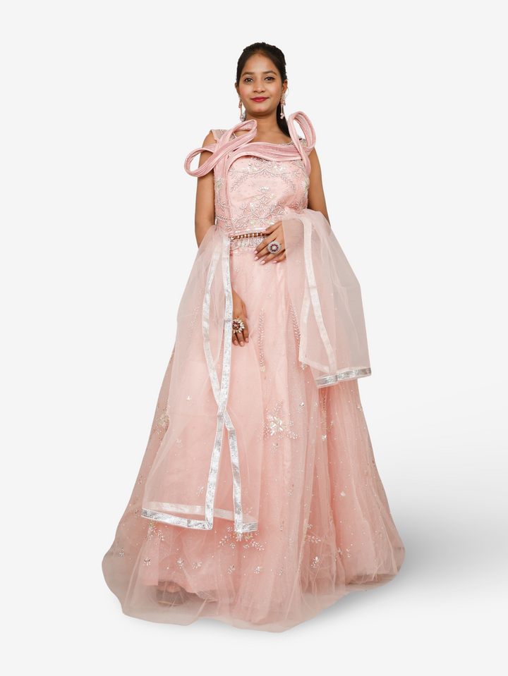 Gown with Stone & Kundan Work by Shreekama main image 0