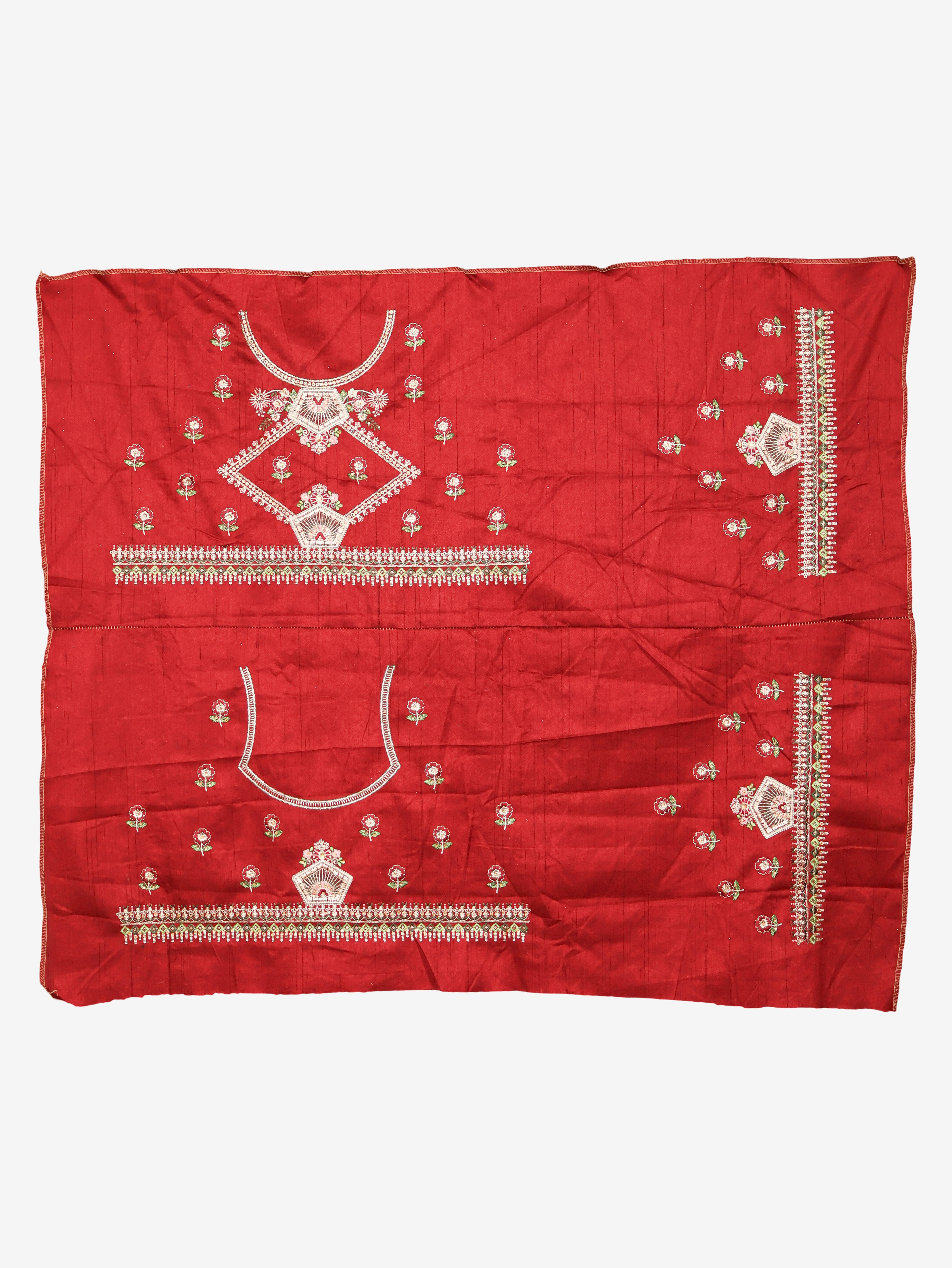 Designer Saree with Peark String on Pallu &amp; Embroider Work by Shreekama Peach Designer Sarees for Party Festival Wedding Occasion in Noida
